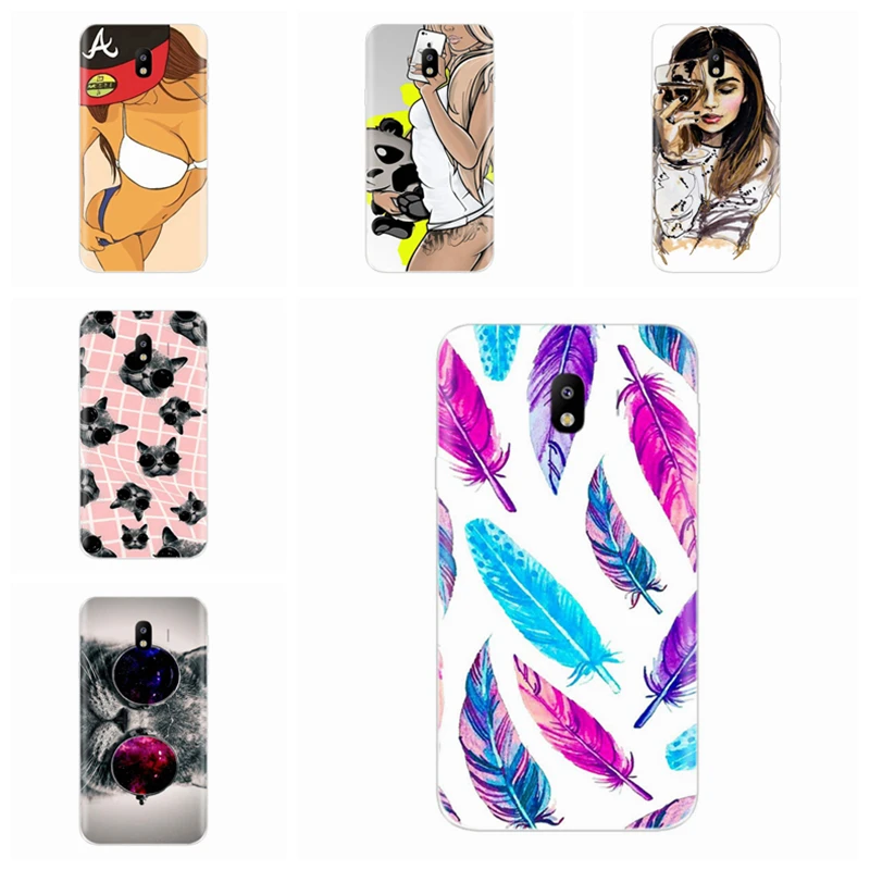 Case For Samsung Galaxy A3 2015 2016 2017 A5 15 Soft TPU Silicone Panda Cat Cover Funda Z004 |