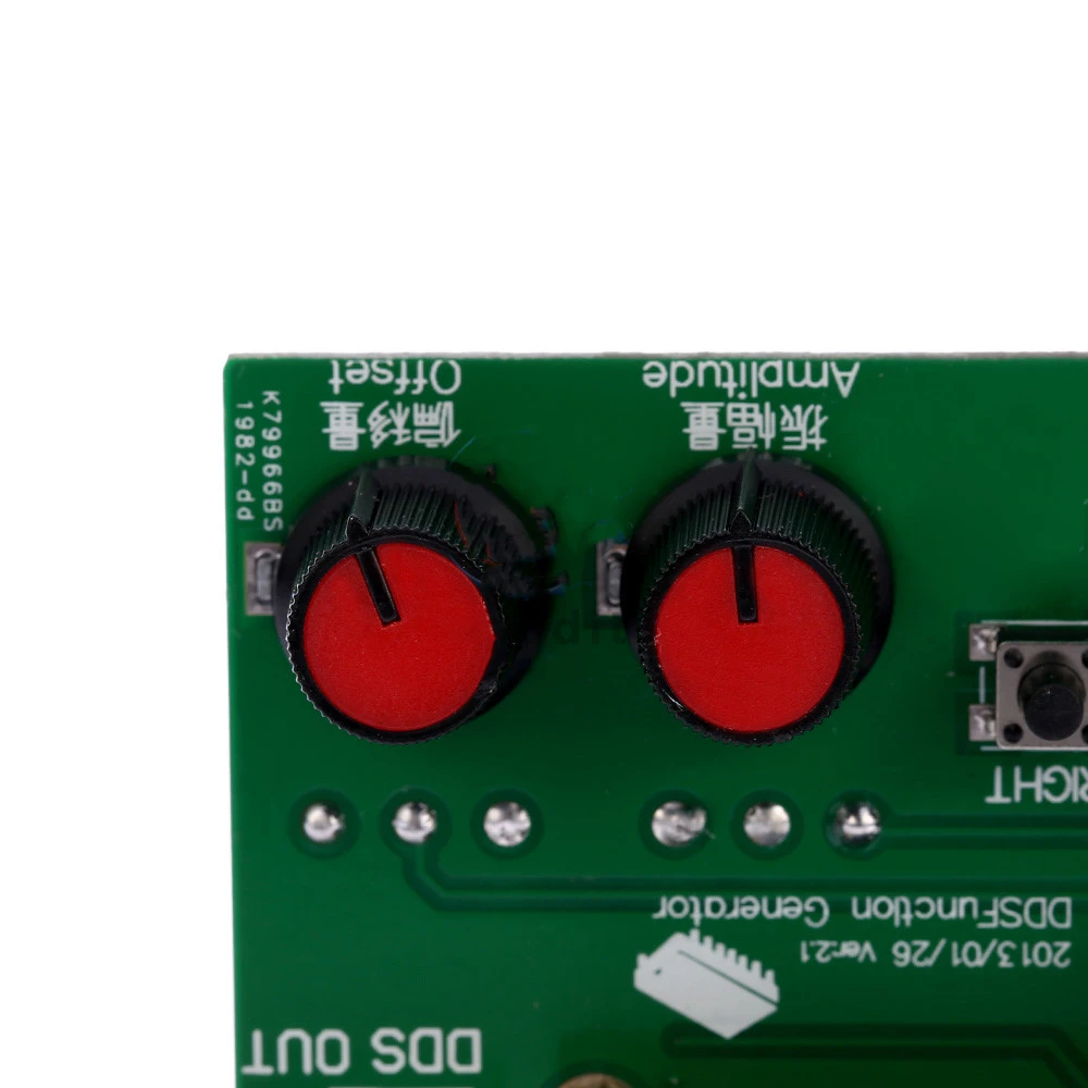 DDS  ȣ ߻ ,  ﰢ  簢  ŰƮ, LCD ÷, 1Hz-65534Hz DC 7V-9V