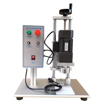 

1PC automatic capping machine, round caps,capping diameter 10-50mm screw capper machine, bottle cap lid electric 220V