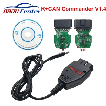 

VAG Commander USB Diagnostic Scanner VAG K+CAN Commander 1.4 Auto OBD2 Diagnostic Interface FTDI FT232RL For Audi/Seat/Skoda/V.W