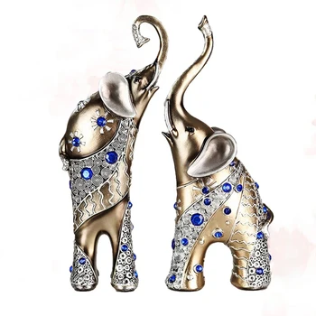 

[MGT]Artificial resin elephant crafts mother and child decoration home living room European-style decorative elephant decoration