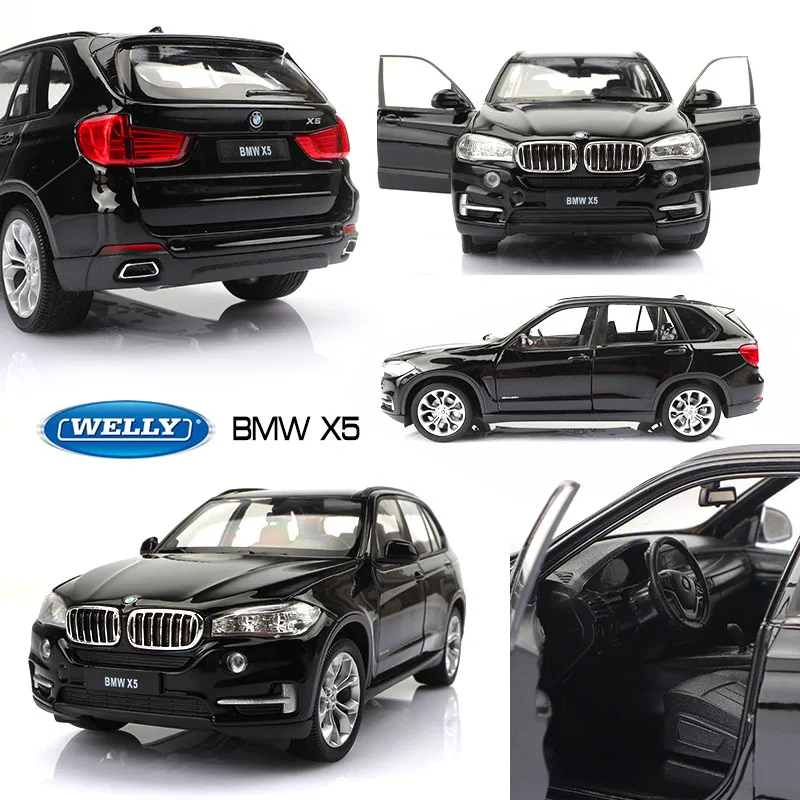 Модель внедорожника Welly 1:24 BMW X5 SUV из сплава|Наземный транспорт| |