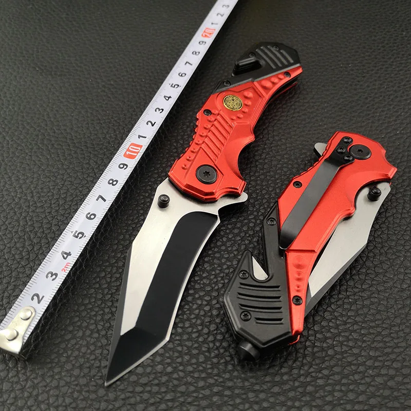 

Tactical Outdoor Military Utility Fold Knife Tactical Folding Blade Knives Rescue knifes