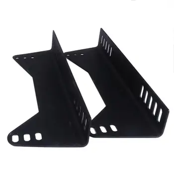 

1 Pair Black Bucket Seat Side Mounts Brackets High Quality Metal Universal Seat Side Mount For Most Competitions