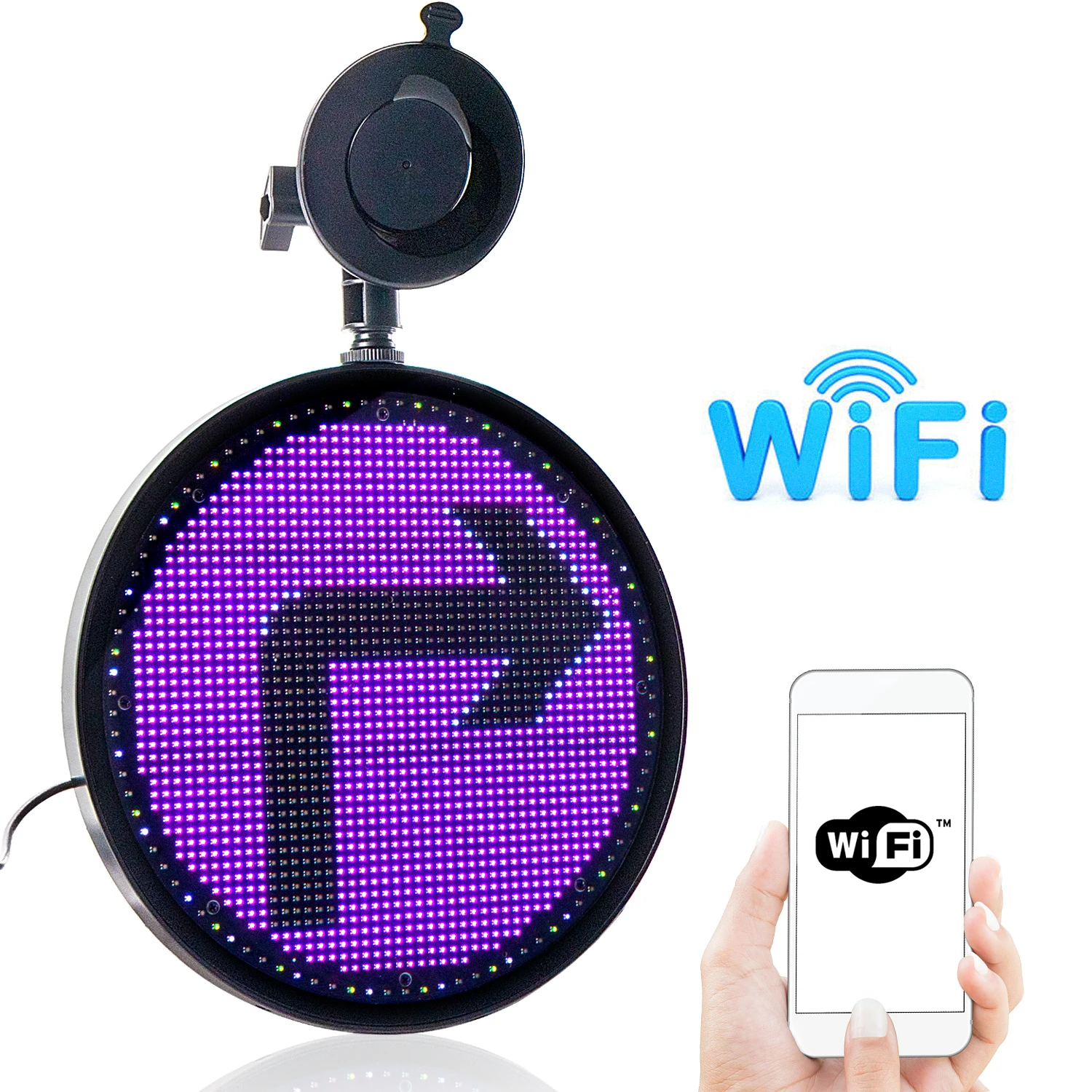 12 24v Wifi Preset 8 Message Remote Control Diy Car Sign Led Scroll Message Display Board Cigarette Lighter Power Supply Diy Led Sign Led Signled Car Rear Window Aliexpress