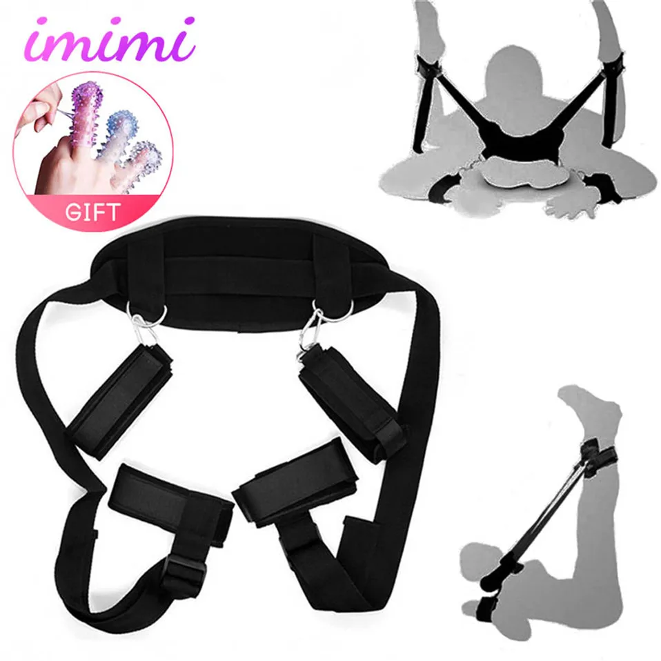 BDSM-Bondage-Handcuff-Wrist-Ankle-Cuffs-Kit-Intimate-Contact-Adjustable-Sexual-Assistance-Restraints-Kit-for-Couples (1)