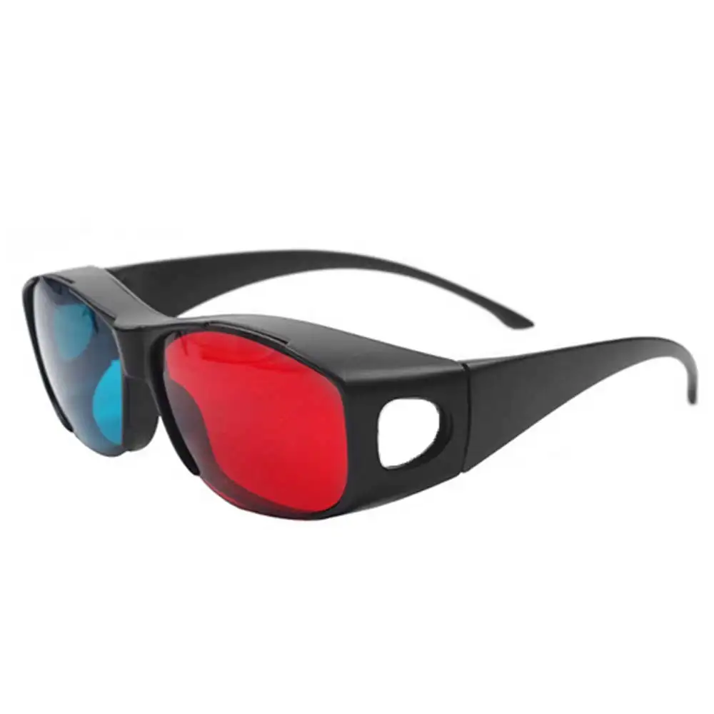 Gafas 3D de moda para ver una película, Virtual, rojo y azul, DVD, TV, activa, rojo y azul, CP600