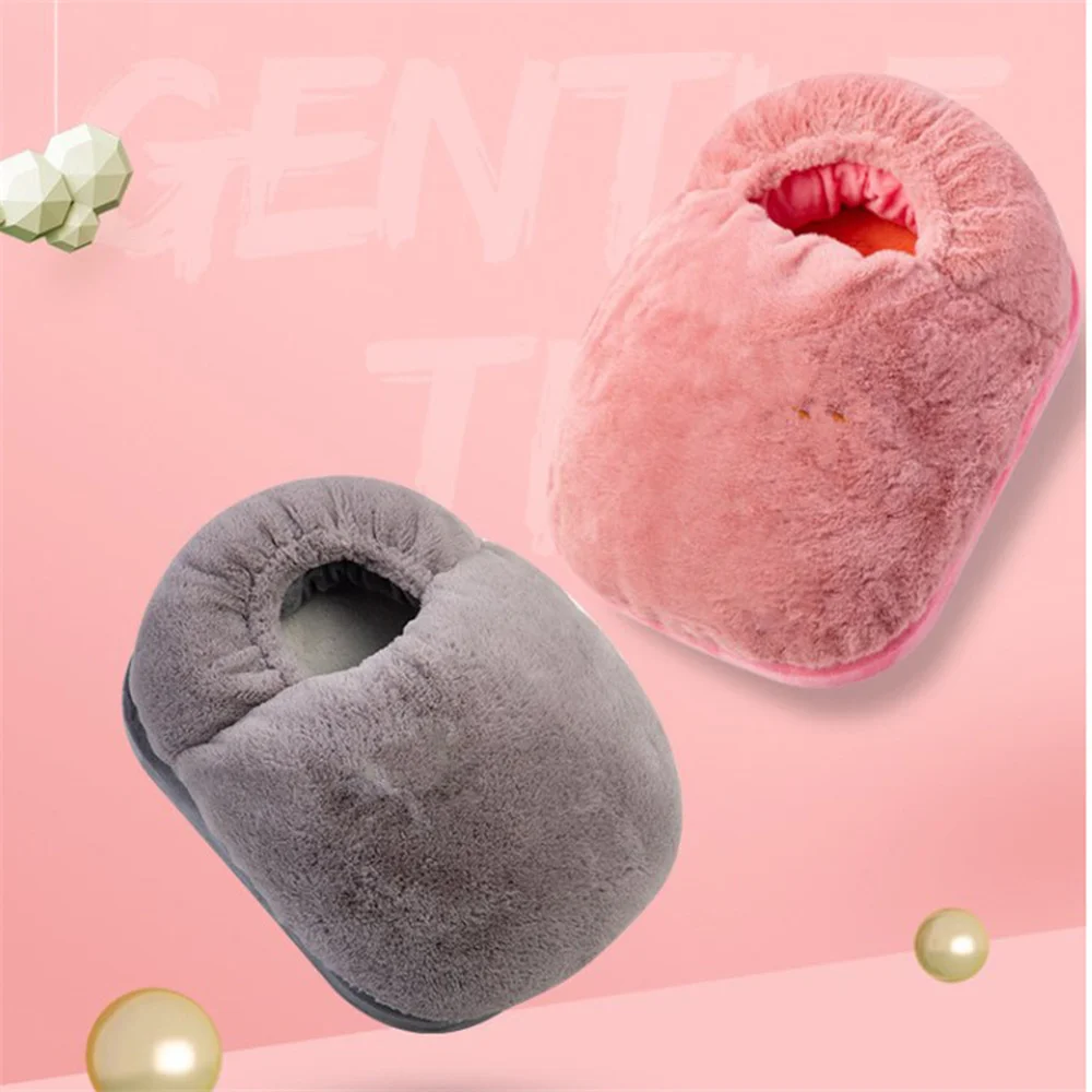 

New Cute Cartoon Electric Foot Warmer Heating Pad Winter Home Office Heating Warm Foot Heater Comfortable Plush Detachable Wash