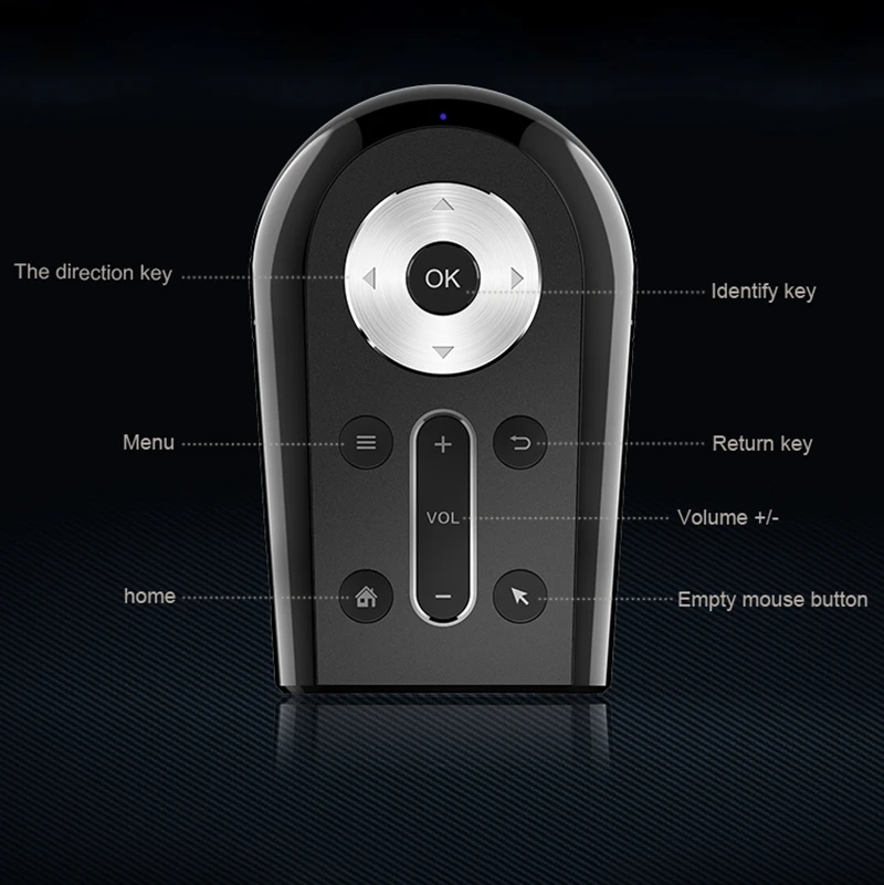 Перезаряжаемая Bluetooth Беспроводная Виртуальная портативная проекционная клавиатура мышь умный пульт дистанционного управления для телефон, планшет на OC Android tv