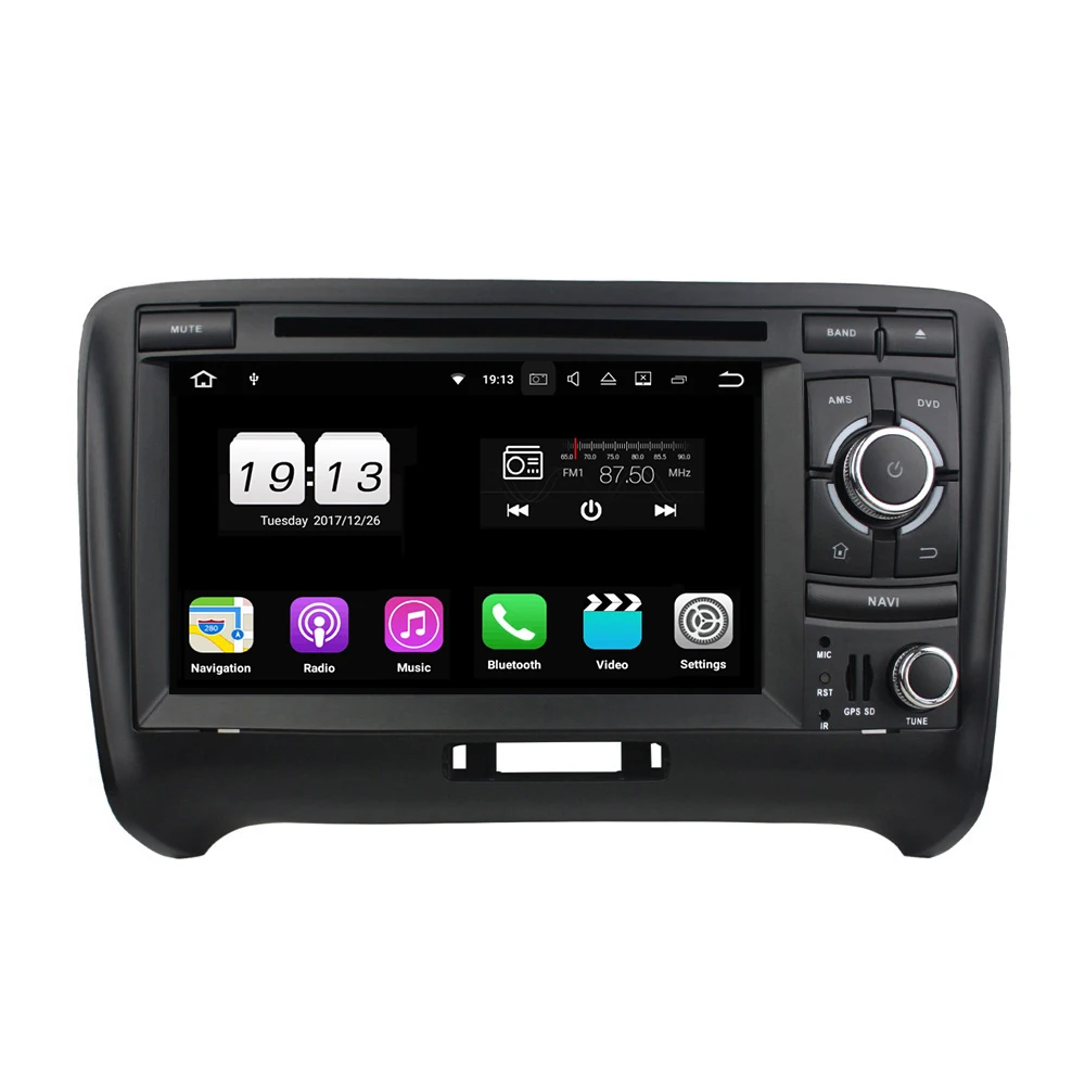 Для Audi TT 2006 - 2013 Android 8 1 2 Гб ОЗУ 16 4 ядра dvd-плеер для автомобиля Wifi BT 5 0 RDS радио GPS
