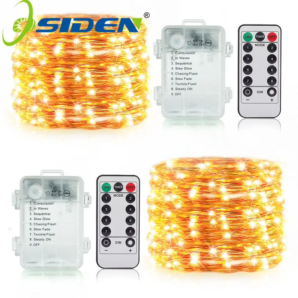 

Fairy String Lights 8MODE 5M10M20M AA Battery Powered Garland Light led Christmas light for Wedding Home Garden Party Decor