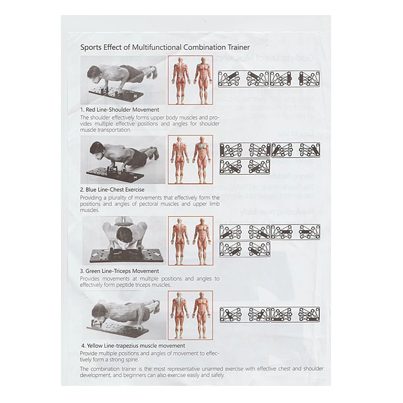 1 Набор, стойка с эффектом пуш-ап, Бортовая Система для расслабления мышц, инструменты для тренировок, тренажерного зала, отжимания, подставка для тренажерного зала, инструмент для тренировки тела