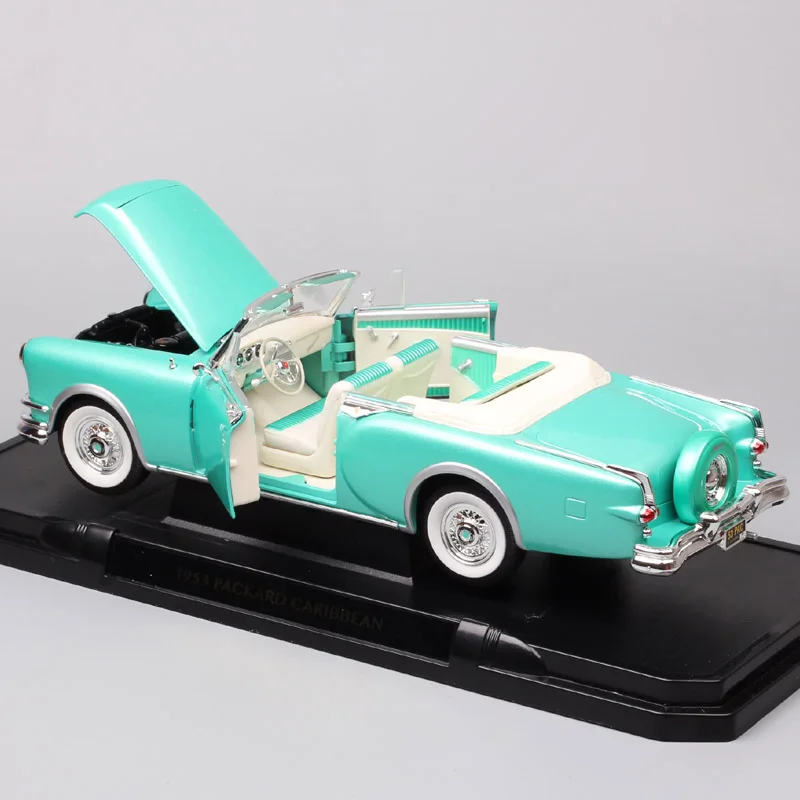 Большой Классический 1/18 масштаб Road Signature 1953 Packard caribbean роскошный винтажный автомобиль Diecasts& Toys автомобили модели thumbnails