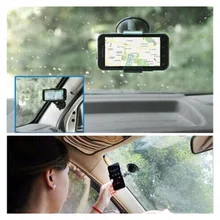 

Universal Windshield Auto Mobile Phone GPS Stand Mini Car Support 360 Degree Rotation Silicone Phone Holder Suction Cup