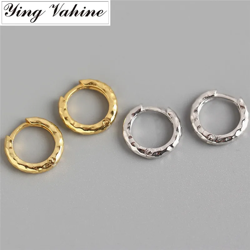 ying Vahine 925 Sterling Silver Baroque-style Round Stud Earrings for Women