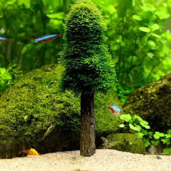 

Simulation Xmas Moss Christmas Moss Tree Plant Grow Aquarium Tank Landscape Decor New Fish Tank Aquarium Decoration Ornament