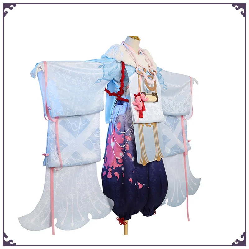Лидер продаж 2020 косплей-костюм из игры коденама MOBA Onmyoji Yuan Jie Shen новая кожа Чжи Сюэ