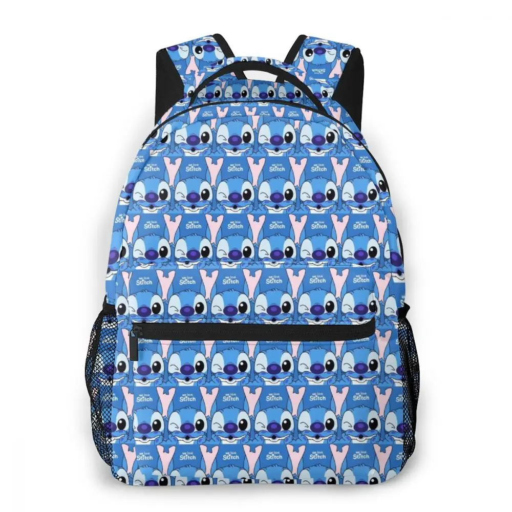 

Cartoon Image Print Annie Lilo & Stitch Stitch Has A Glitch lovely alien baby Stitch Casual Backpack