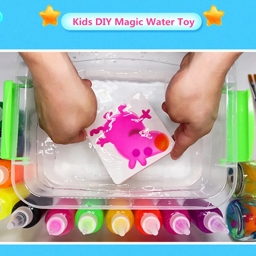 Kids DIY Magic Water Toy Children Handmade DIY Craft Montessori Education  Water Fairy Ocean Magical Toys Xmas Gift