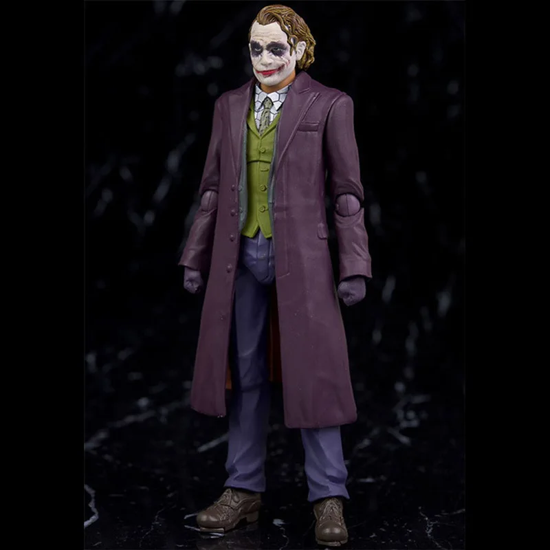 15cm SHF Heath Ledger Joker Action Figure Toys PVC Batman The Dark Knight Joker Collection Model Toys
