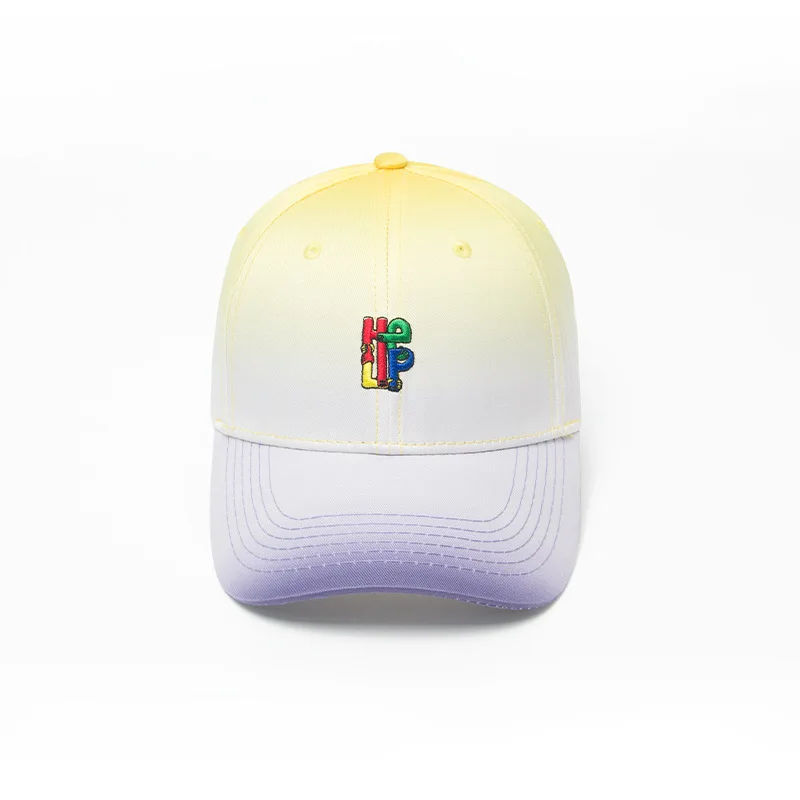 3 Высококачественные модные бейсболки женские мужские Snapback хип хоп рэп шляпа женские градиентные цвета - Цвет: 3