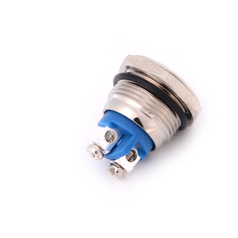 

1pcs 16mm Start Horn Button Momentary Switch Momentary Stainless Steel Metal Push Button Switch