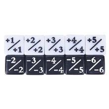 10 peças contadores de dados 5 positivo + 1/+ 1 & 5 negativo-1/-1 para magia o jogo de mesa de reunião engraçado dic atacado