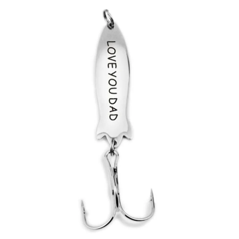 Personalized Engraved Fishing Lure Spoon – Custom Gift For Dad, Husband, Fishing Lovers
