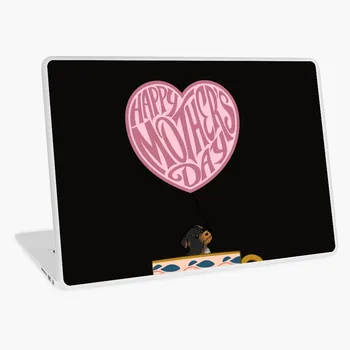 

Tea Cup Yorki Mother s Day laptop skin sticker 13 14 15 17 inch for MacBook HP Acer Dell ASUS Lenovo