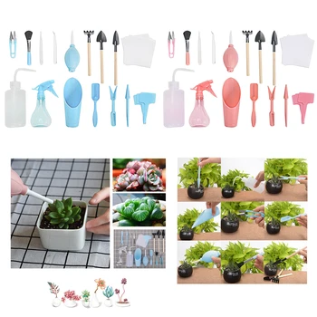 

16Pcs Succulent Planting Tools Balcony Tool Home Multifunction Combo Small Gardening Tools Planting Bonsai Tools