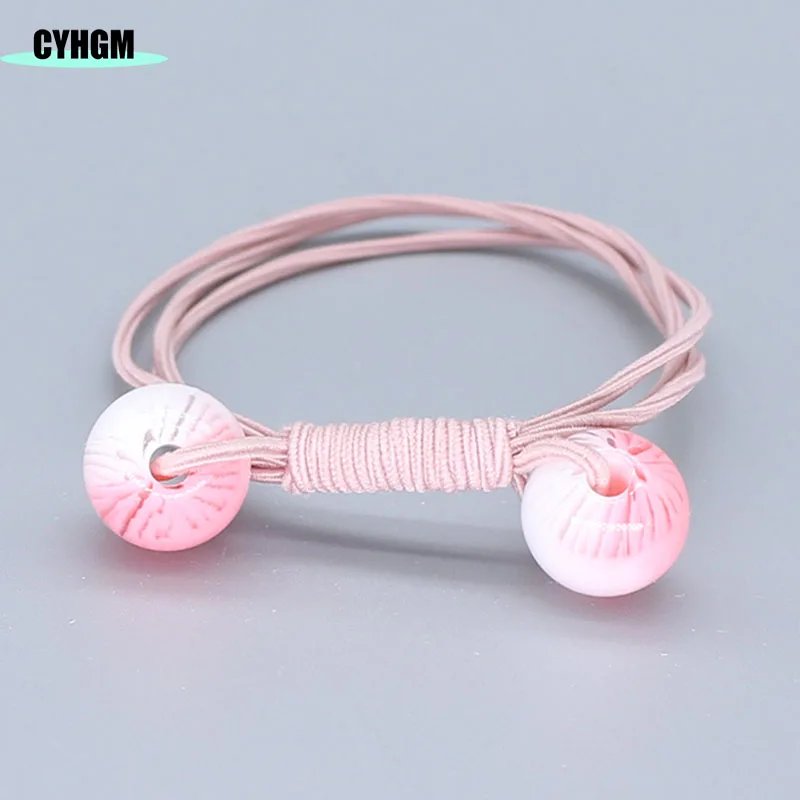 F15-2-pink-pink Эластичные резинки для волос, розовые резинки для волос, резинки для волос opaska do wlosow, аксессуары для волос для девушек и женщин, женские резинки для волос, F15-2 - Цвет: F15-2-pink-pink
