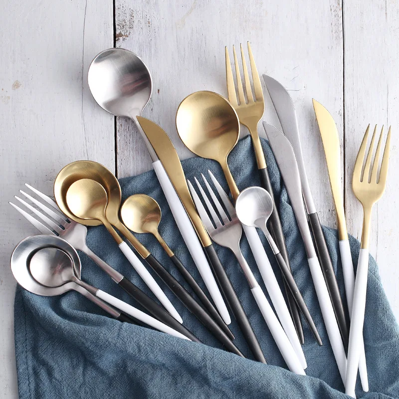 https://ae01.alicdn.com/kf/H98be82157ea948cdb99fdeb692cc5e01E/4Pcs-Stainless-Steel-Fork-Spoon-Cutlery-Dinnerware-Set-Flatware-Set-for-1-Person-Kitchen-Tableware-Anti.jpg