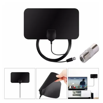 

50 Miles 1080P Indoor Digital TV Antenna Signal Receiver Amplifier TV Radius Surf Fox Antena HDTV Antennas Aerial Mini DVB-T2