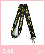 Chinese characters funny Neck Strap Lanyard keychain Mobile Phone Strap ID Badge Holder Rope Key Chain Keyrings Accessory Gifts