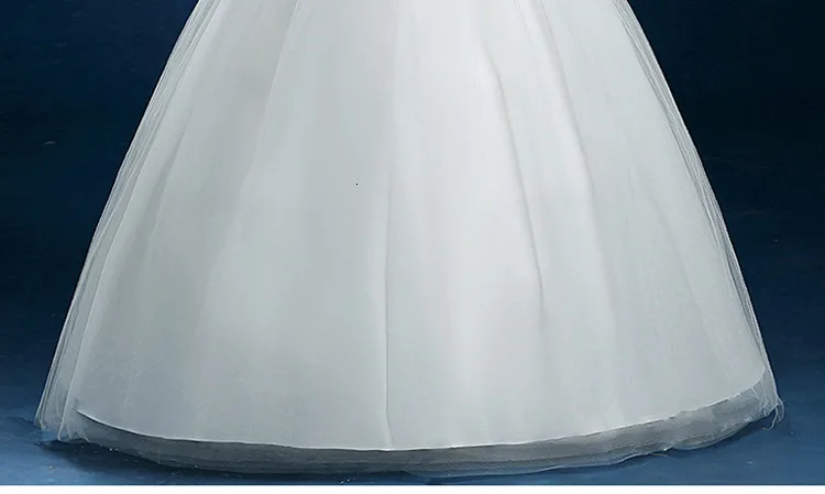 Vestido De Noiva Новое поступление кружевное бальное платье без рукавов без бретелек Свадебные платья на шнуровке Элегантное свадебное платье с поясом