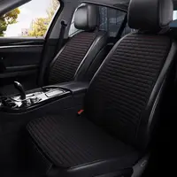 Car seat cover front/Rear Flax Seat Protect Cushion Automobile Seat Covers Mat Protect Pad Car Covers 3