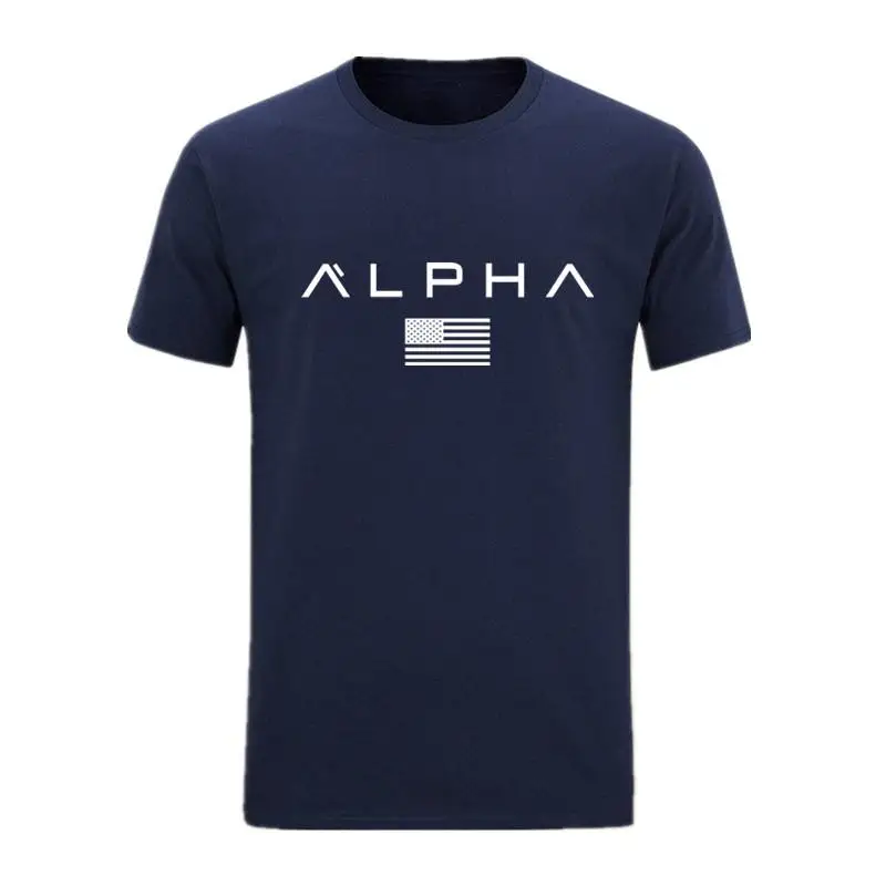 T Shirt Men Tide New Summer Casual Men T-shirt O-neck Short Sleeve American Flag Printing Tshirts Modal Tees Tops 111% Cotton
