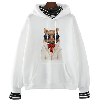 

Astro Cat Glasses Vintage Graphic Sweatshirt Fashion Graphics Tumblr Sweatshirt Grunge Tops Women Pullover Drop Shipping