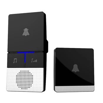 

Wireless Doorbell 100M Long Range Home Door Bell Ring Call Transmitter Receiver Old Man for EU Plug