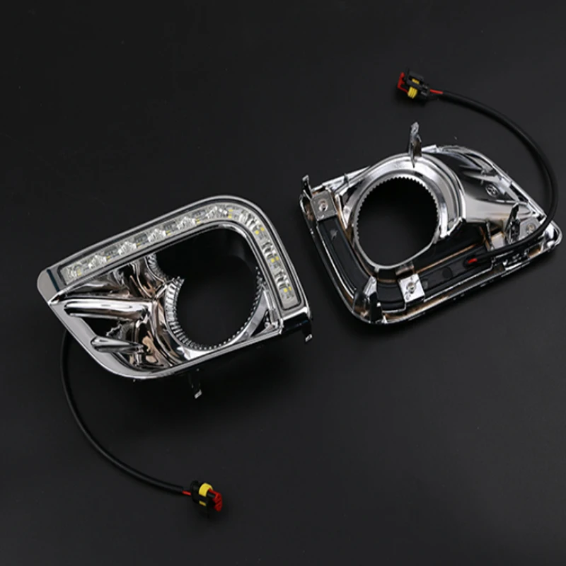 Для Toyota Prado 150 Fj150 Lc150 2010-2013 Land Cruiser светодиодные дневные ходовые огни Drl Противотуманные фары Крышка дальнего света