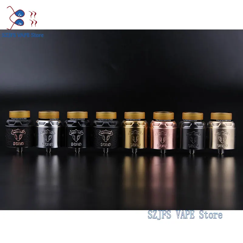 100% Оригинальный THC Tauren Solo RDA диаметром 24 мм и простой в сборке корпус с одной