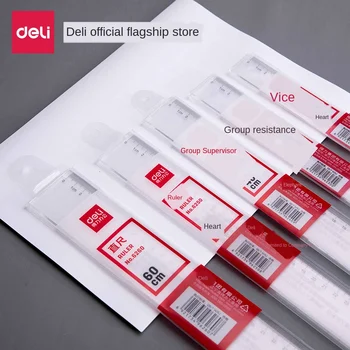 Righello di plastica 20/30/40/50/60 cm Righello multi-specifica Studente Ufficio Disegno Strumenti di misurazione righello dritto 1