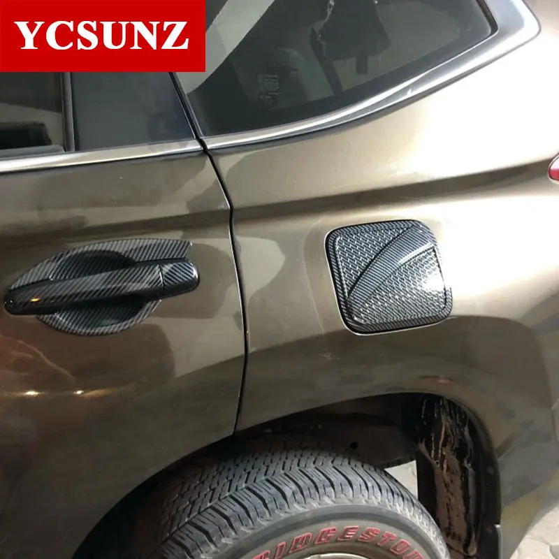 2016 2017 для Mitsubishi Pajero Спортивная внешняя часть хромированная крышка газового бака