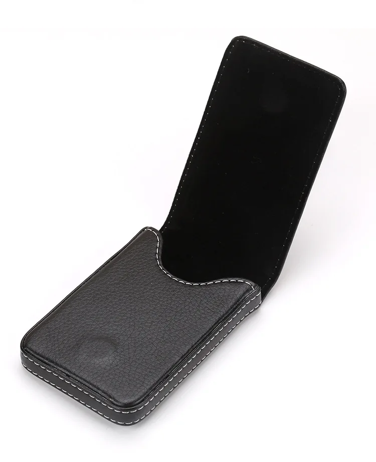 Direct Selling Business Card Holder Business-Style Simple Flip Hide Substance Large-Volume MEN'S AND WOMEN'S Card Case Storage B