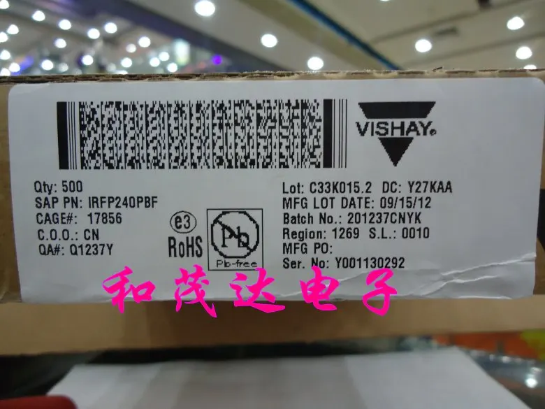 2 шт/IRFP240PBF IRFP240 TO-247