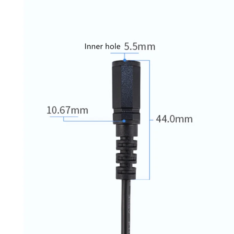 1 шт. DC силовой кабель-удлинитель 1/3 м/10 футов разъем для 5,5 мм x 2,1 мм штекер для камеры видеонаблюдения 12 вольт удлинитель