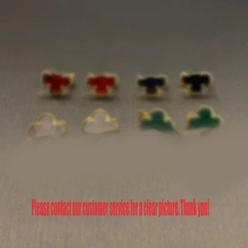 

2020 New Style 100% S925 Sterling Silver Inlaid Mother-of-pearl Fashion Ladies Gold Clover Charm Ring Holiday Party Jewelry
