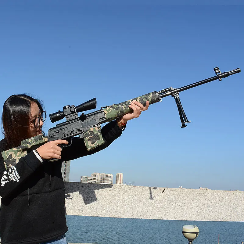 

Under for Manual SVD Water Gun AWM Barret Jedi Survival Adult CS Emission Crystal Elastic-Toy