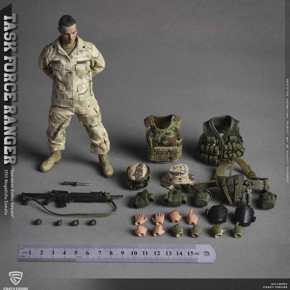 CrazyFigure LW003 1/12 шкала США военный 75-й рейнджерский полк гренадер, фигурка для девочек, Коллекционная модель