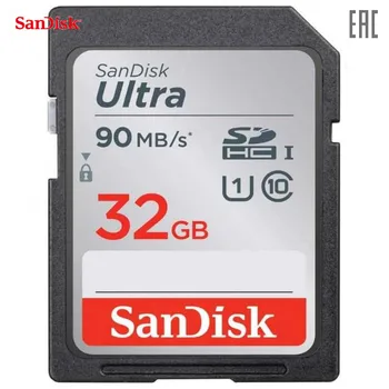 

Memory Cards Sandisk SDSDUNR-032G-GN6IN Computer Internal Storage micro sd flash drive card for phone laptop compact Ultra 32GB SDHC Memory Card 90MB/s Class 10 UHS-I